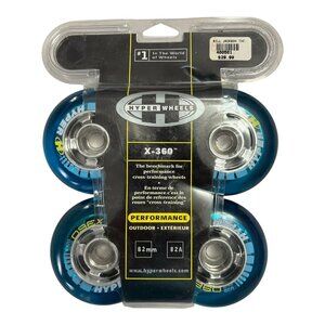 Y2K Hyper Wheels X-360 Inline Skate Wheels Set of 4 – 82mm 82A Made in Italy